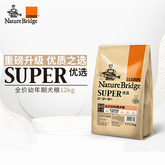 比瑞吉優(yōu)選全價(jià)全犬種幼年期犬糧