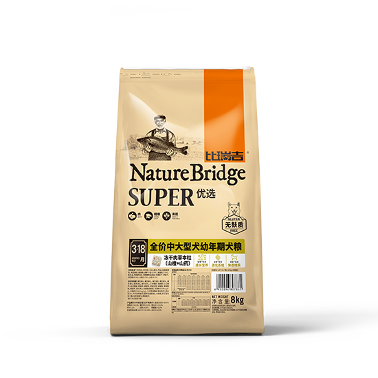 比瑞吉優選全價中大型幼年期犬糧