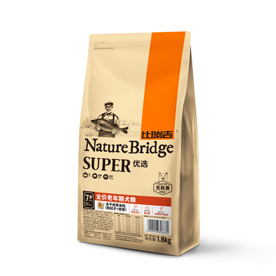 比瑞吉優(yōu)選全價老年期犬糧