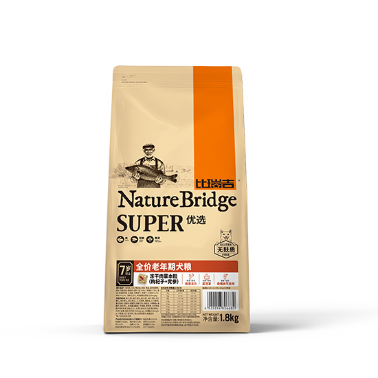比瑞吉優(yōu)選全價老年期犬糧