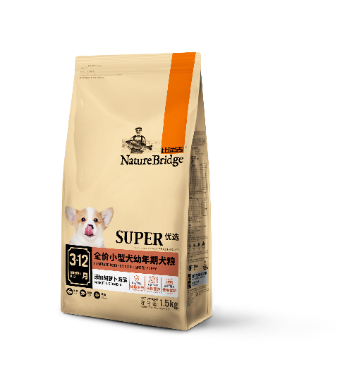 比瑞吉優選全價小型犬幼年期犬糧