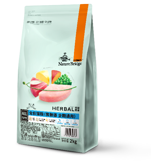 比瑞吉無谷草本全價(jià)貓糧(胃腸道全期) 添加山楂