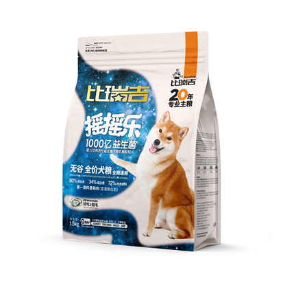 比瑞吉搖搖樂益生菌無谷全價犬糧(全期通用)1.5kg